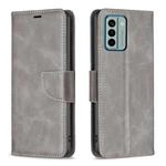 For Nokia G22 Lambskin Texture Leather Phone Case(Grey)