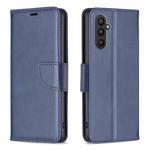 For Samsung Galaxy A24 4G Lambskin Texture Leather Phone Case(Blue)