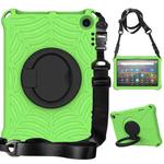 For Amazon Kindle Fire HD 8 2022 / 2020 Spider King Silicone Protective Tablet Case(Green)