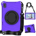 For Huawei MediaPad M5 Lite 8 Spider King Silicone Protective Tablet Case(Purple)