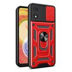 For Motorola Moto E13 4G Sliding Camera Cover Design TPU+PC Phone Case(Red)