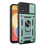 For Motorola Moto E13 4G Sliding Camera Cover Design TPU+PC Phone Case(Green)