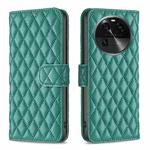 For OPPO Find X6 5G Diamond Lattice Wallet Leather Flip Phone Case(Green)