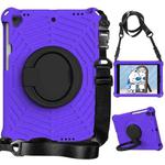 Spider King Silicone Protective Tablet Case For iPad 10.2 2021 / 2021 / 2019(Purple)