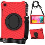 For Samsung Galaxy Tab A 8 SM-T290 Spider King Silicone Protective Tablet Case(Red)
