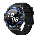 PG666 1.39 inch TFT Screen Bluetooth Call Smart Watch, Support Heart Rate / Blood Pressure Monitoring(Black Blue)