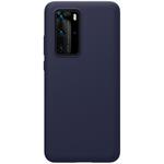For Huawei P40 Pro NILLKIN Feeling Series Shockproof Liquid Silicone Protective Case(Blue)