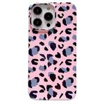 For iPhone 13 Pattern PC Shockproof Protective Phone Case(Gray Leopard Print)