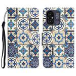 For Xiaomi Redmi 12C Colored Drawing Leather Phone Case(Vintage Totem)