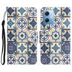 For Xiaomi Redmi Note 12 5G Global/Poco X5 Colored Drawing Leather Phone Case(Vintage Totem)