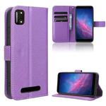 For Cloud Mobile Stratus C7 Diamond Texture Leather Phone Case(Purple)