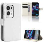 For OPPO Find N2 Diamond Texture Leather Phone Case(White)