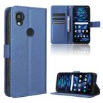 For Kyocera Digno SX3 KYG02 Diamond Texture Leather Phone Case(Blue)