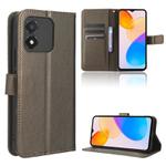 For Honor X5 Diamond Texture Leather Phone Case(Brown)