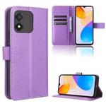 For Honor X5 Diamond Texture Leather Phone Case(Purple)