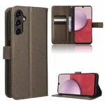 For Samsung Galaxy A24 4G Diamond Texture Leather Phone Case(Brown)