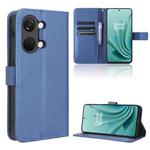 For OnePlus Ace 2V Diamond Texture Leather Phone Case(Blue)