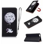 For iPhone 6 Plus 3D Painting Horizontal Flip Leather Case with Holder & Card Slot & Wallet & Lanyard(Spaceman)