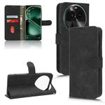 For OPPO Find X6 Skin Feel Magnetic Flip Leather Phone Case(Black)