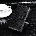 For Huawei Nova 6 SE idewei Crocodile Texture Horizontal Flip Leather Case with Holder & Card Slots & Wallet(Black)