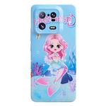 For Xiaomi 13 Pro Stereo Vision Pattern PC Phone Case(Blue Mermaid)