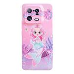For Xiaomi 13 Pro Stereo Vision Pattern PC Phone Case(Pink Mermaid)