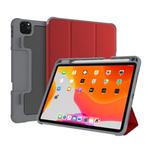 For iPad Pro 11 2022 / 2021 / 2020 Mutural Horizontal Flip Leather Tablet Case with Holder & Pen Slot(Red)