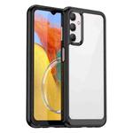 For Samsung Galaxy M14 5G Colorful Series Acrylic + TPU Phone Case(Black)