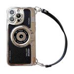 For iPhone 14 Plus Camera Style Phone Case(Black)