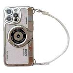 For iPhone 13 Pro Camera Style Phone Case(White)