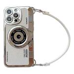 For iPhone 12 Pro Max Camera Style Phone Case(White)