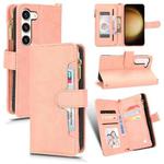 For Samsung Galaxy S23+ 5G Litchi Texture Zipper Leather Phone Case(Pink)