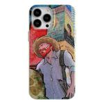 For iPhone 14 Pro Max Silk Texture Phone Case(Walking)