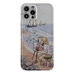 For iPhone 12 Pro Electroplating Phone Case(Painting)