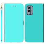 For Nokia X30 Imitated Mirror Surface Leather Phone Case(Mint Green)