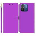 For Xiaomi Redmi 12C / 11A Imitated Mirror Surface Leather Phone Case(Purple)