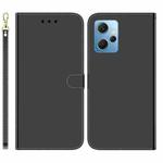 For Xiaomi Redmi Note 12 4G Global Imitated Mirror Surface Leather Phone Case(Black)