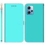 For Xiaomi Redmi Note 12 4G Global Imitated Mirror Surface Leather Phone Case(Mint Green)