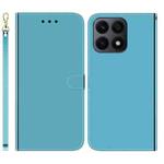 For Honor X8a Imitated Mirror Surface Leather Phone Case(Blue)