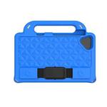 For Lenovo Tab M8 4th Gen Diamond Series EVA Anti-Fall Shockproof Sleeve Tablet Case with Holder & Strap(Blue)