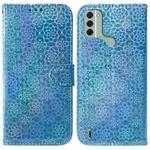 For Nokia C31 Colorful Magnetic Buckle Leather Phone Case(Blue)