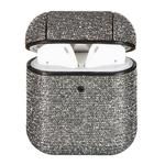 For Airpods 1 / 2 Colorful Series TPU Earphone Protective Case with Hook(Gray)