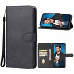 For Itel P40 Leather Phone Case(Black)