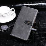 For Motorola One Macro idewei Crocodile Texture Horizontal Flip Leather Case with Holder & Card Slots & Wallet(Grey)