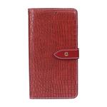 For Umidigi Power 3 idewei Crocodile Texture Horizontal Flip Leather Case with Holder & Card Slots & Wallet(Red)