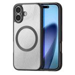 For iPhone 17 DUX DUCIS Aimo Mag Series TPU + PC MagSafe Frosted Feel Phone Case(Black)