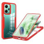 For Xiaomi Redmi Note 12 5G / Poco X5 Acrylic + TPU 360 Degrees Full Coverage Phone Case(Red)