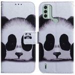 For Nokia C31 Coloured Drawing Flip Leather Phone Case(Panda)