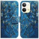 For OPPO Reno9 Pro Coloured Drawing Flip Leather Phone Case(Apricot)