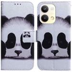 For OPPO Reno9 Pro Coloured Drawing Flip Leather Phone Case(Panda)